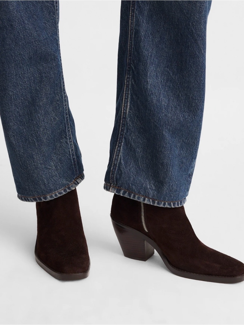 NWOB! MADEWELL Women’s The Idris Side-Zip Ankle Boot Coffee Bean Suede Size 9 - Picture 15 of 15